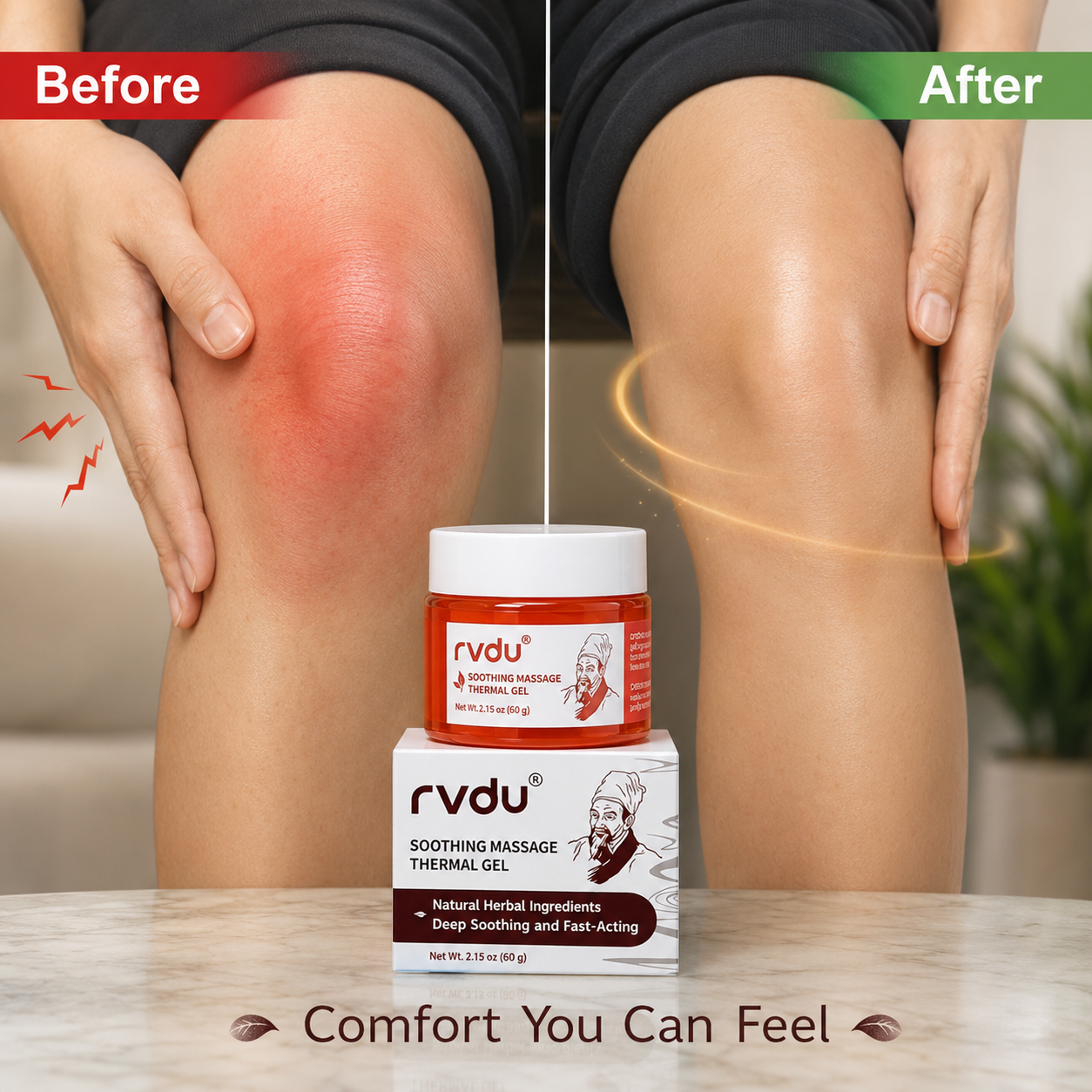 RVdu Soothing Massage Thermal Gel