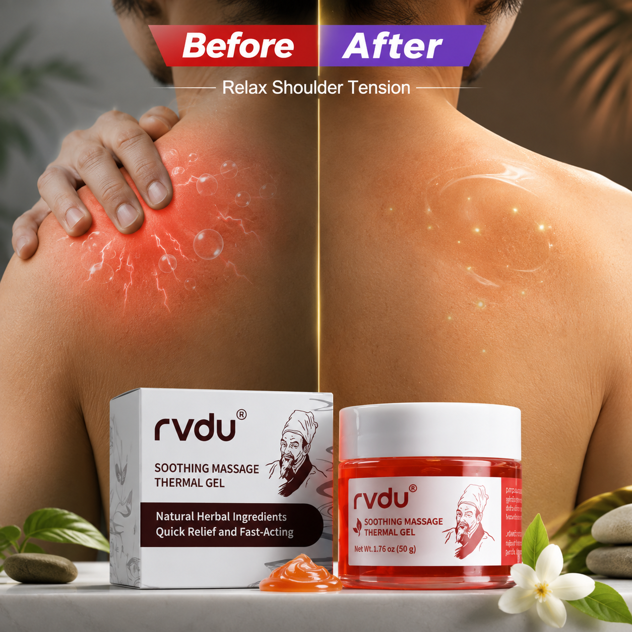 RVdu Soothing Massage Thermal Gel
