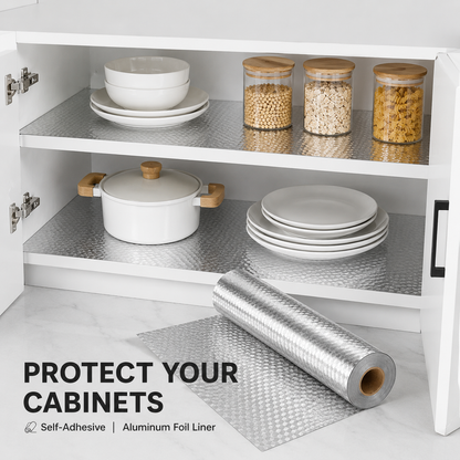 This Self-Adhesive Aluminum Foil Kitchen Liner