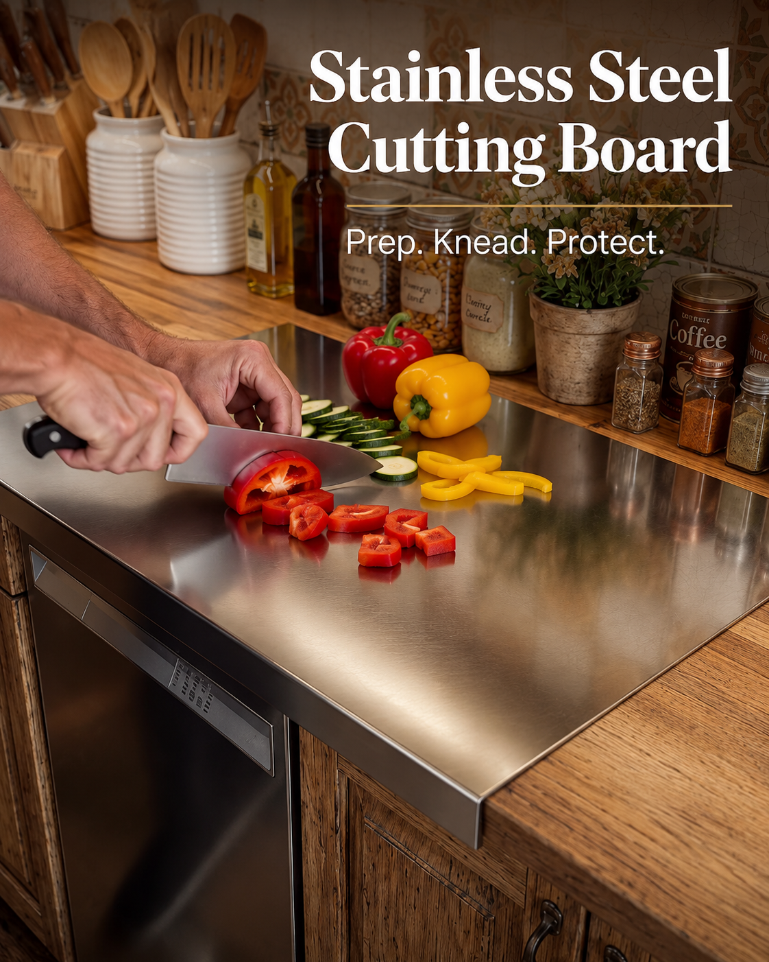 Stainless Steel Cutting Board