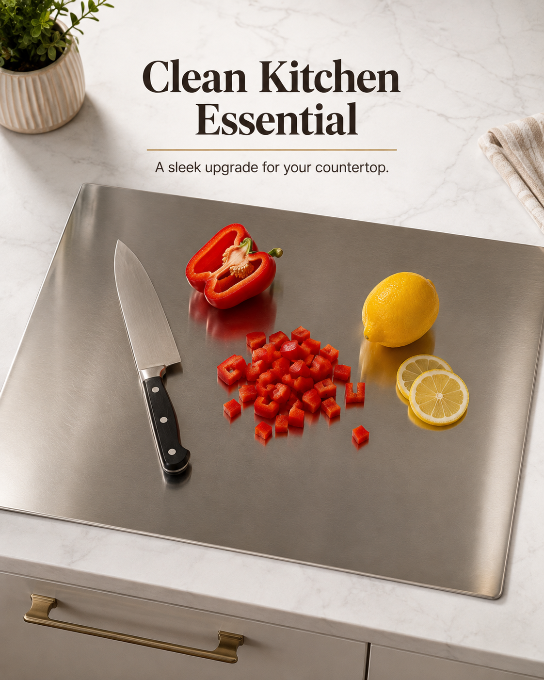 Stainless Steel Cutting Board