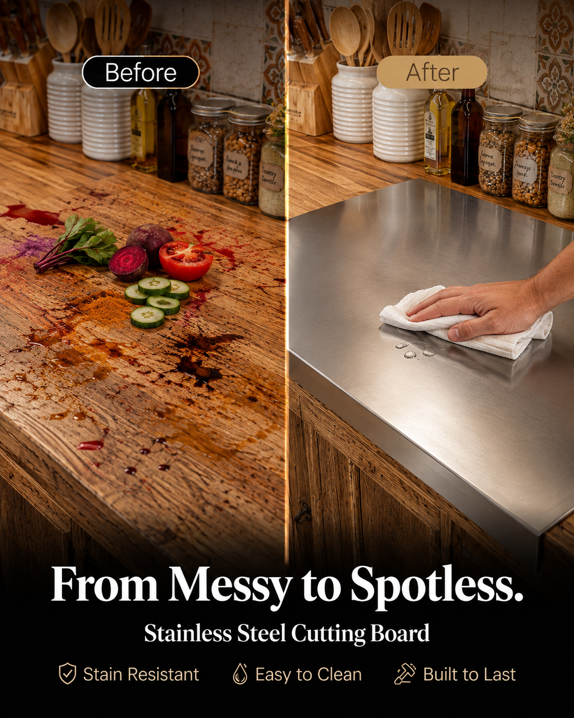 Stainless Steel Cutting Board