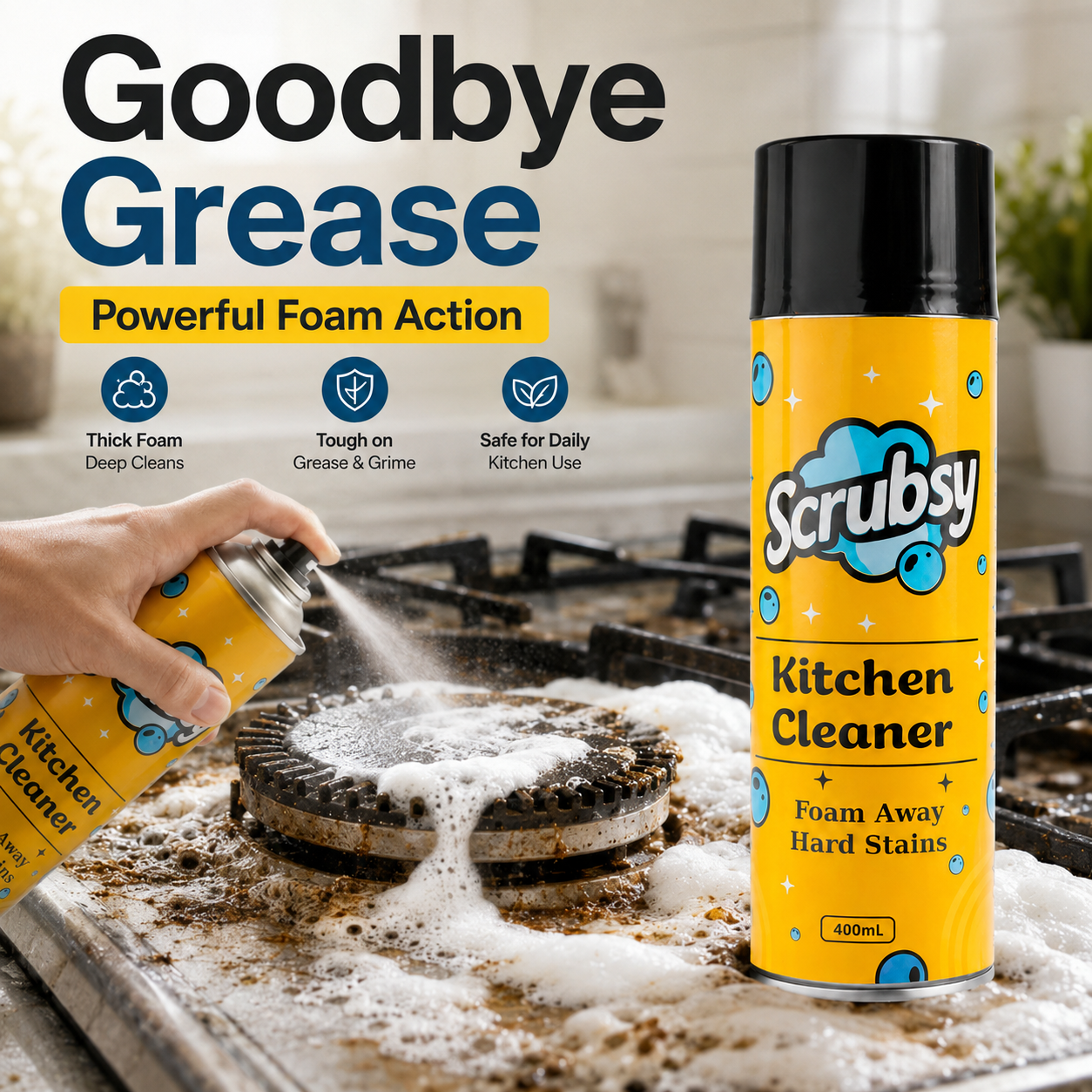 Scrubsy Kitchen Cleaner Spray