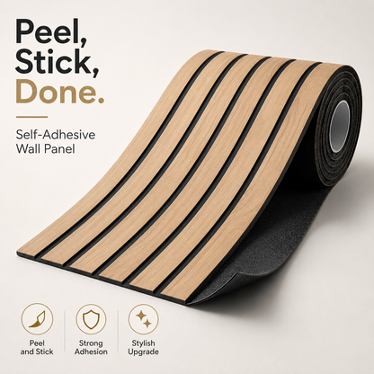 WoodGlow™ Self-Adhesive Wall Panels