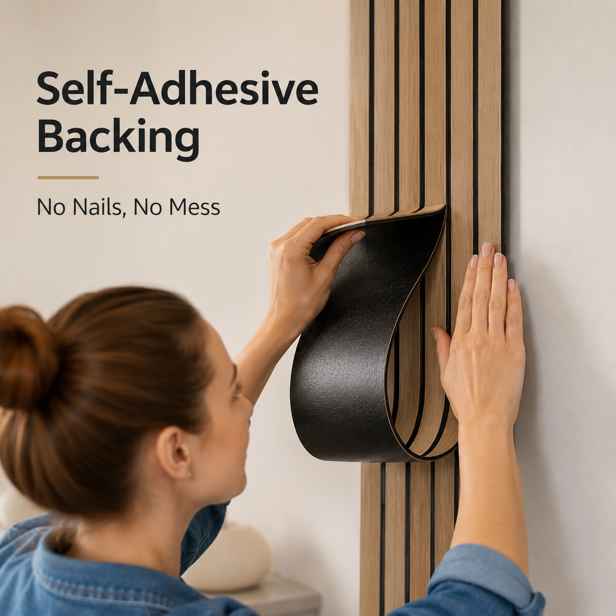 WoodGlow™ Self-Adhesive Wall Panels