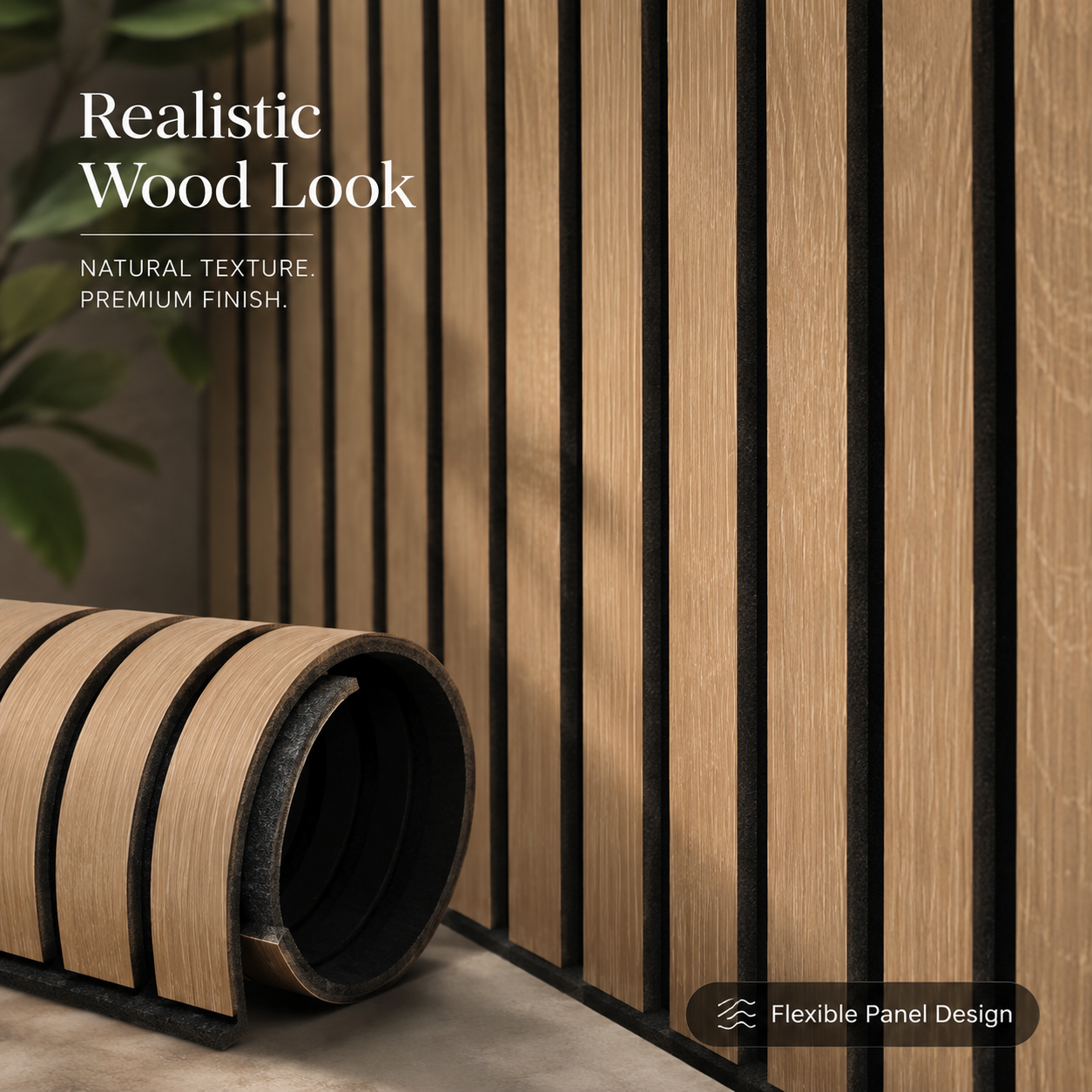 WoodGlow™ Self-Adhesive Wall Panels