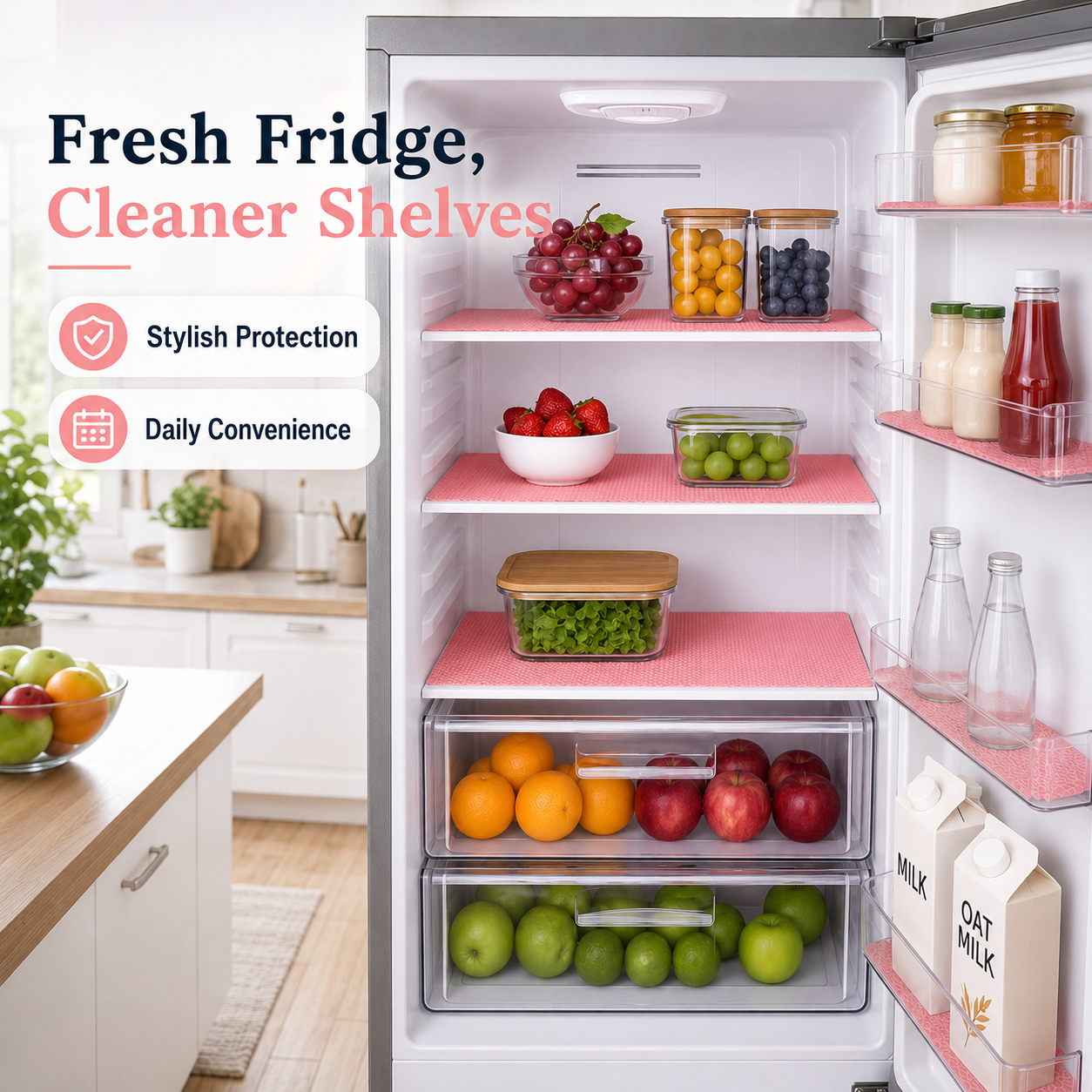 Waterproof Refrigerator Liner Mat