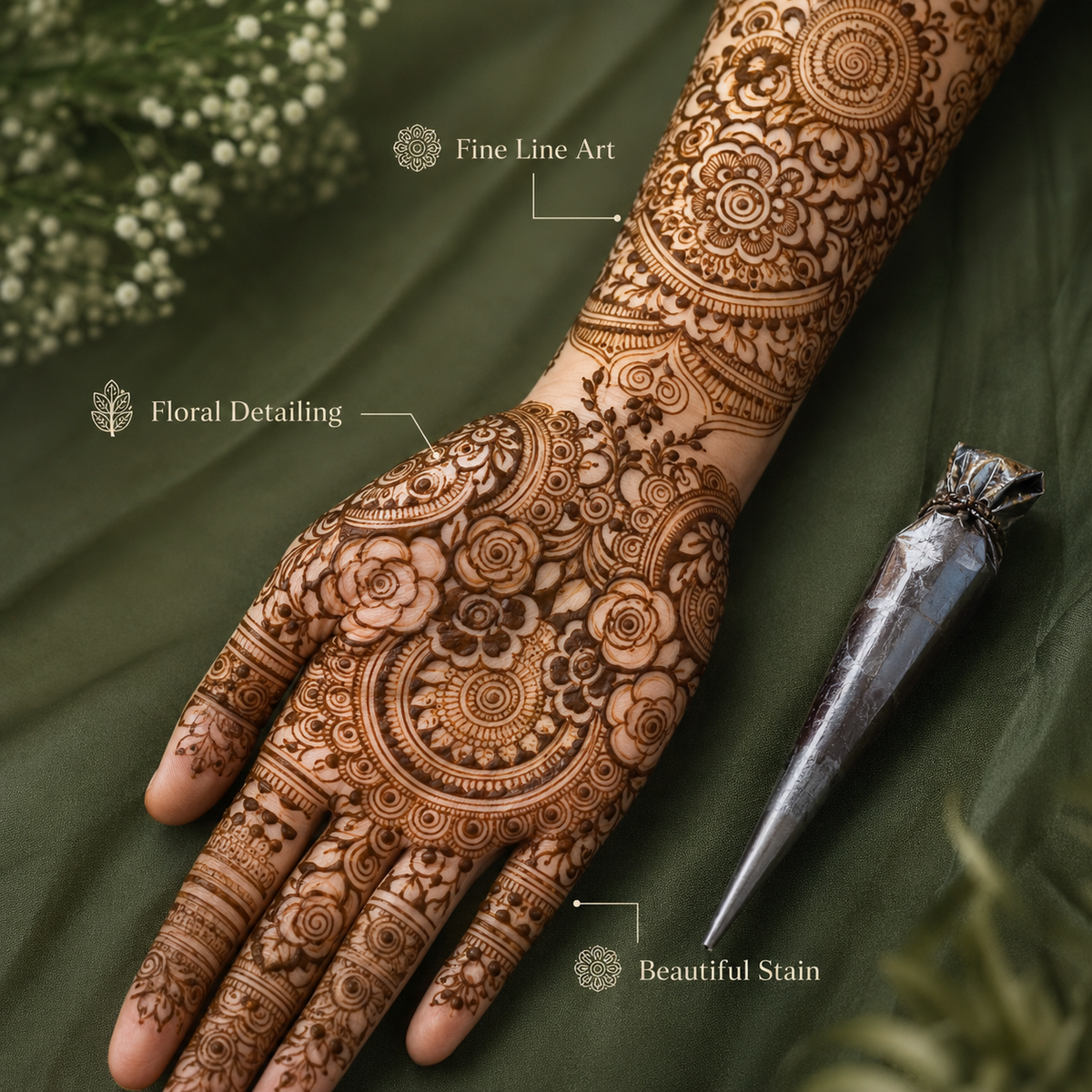 Henna Tattoo Sticker