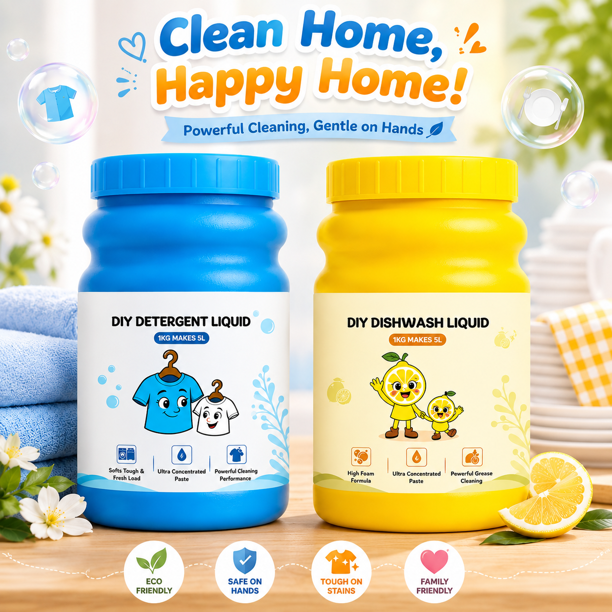 🧼 DIY Home Cleaning Combo