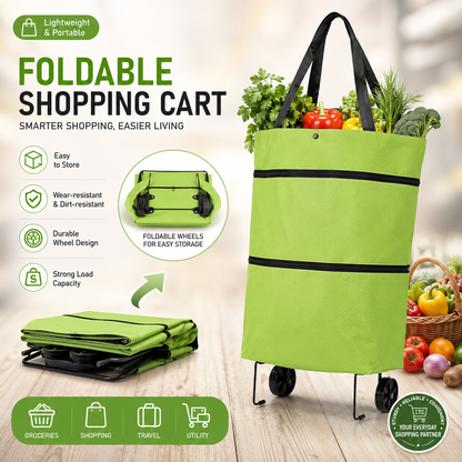 Foldable Shopping Trolley Bag