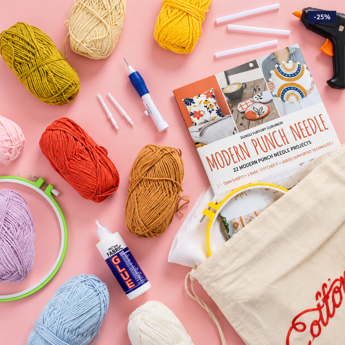 Punch Needle Embroidery Kit