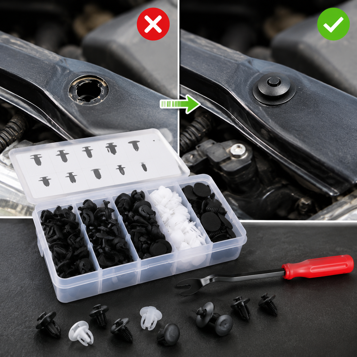 Car Fastener Box Set