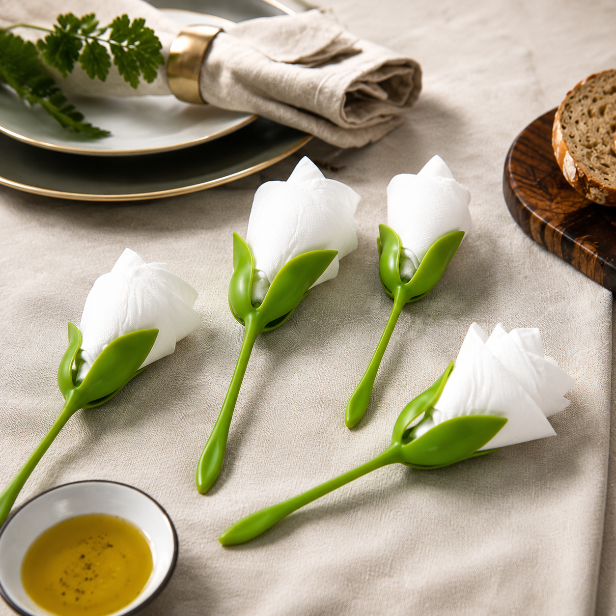 Luxury Floral Napkin Holders