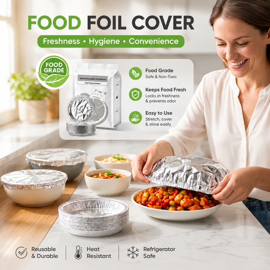 Universal Re-Usable Food Foil Cover