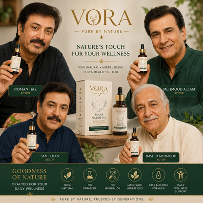 VORA® Sugar Balance Nabhi Oil | Premium Herbal Wellness Blend | 30ml