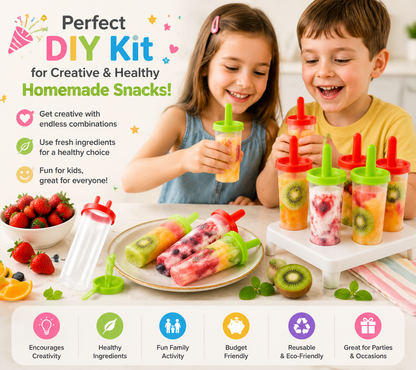 Homemade Ice Cream Molds – DIY Popsicle & Dessert Kit