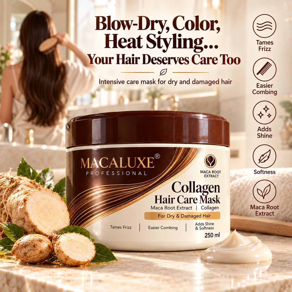 Maca Collagen Hair Repair Mask