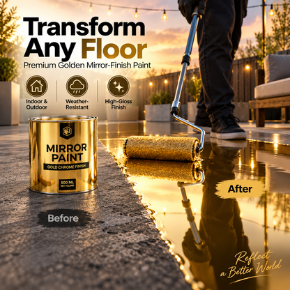 Premium Golden Mirror Finish Paint ( Chine Import )