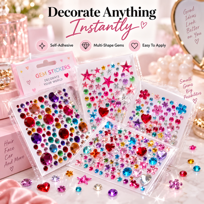 Sparkle Gem Stickers
