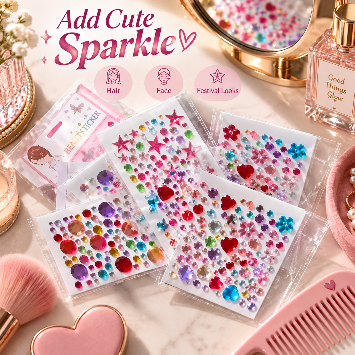 Sparkle Gem Stickers