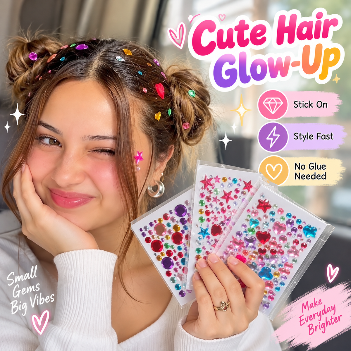Sparkle Gem Stickers