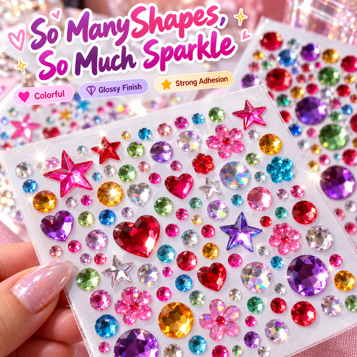 Sparkle Gem Stickers