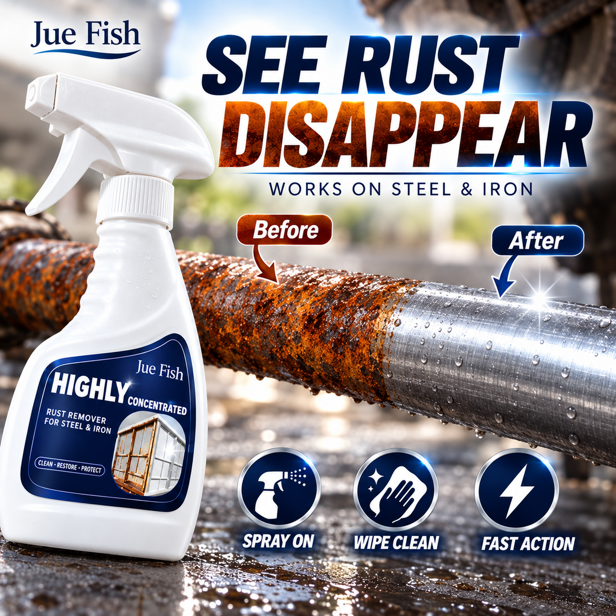 Powerful Rust Remover Spray