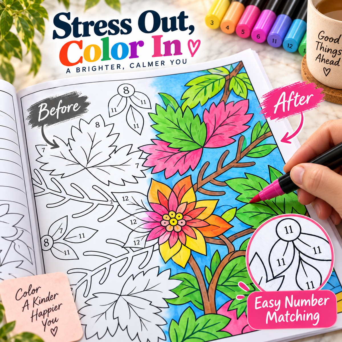 Adult Coloring Book