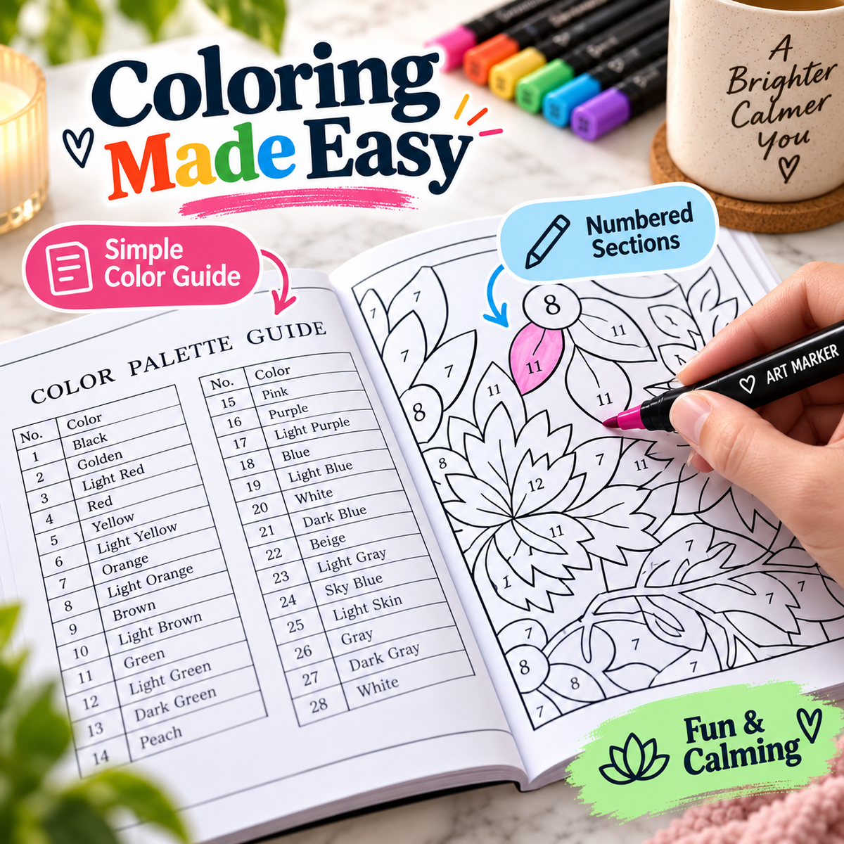 Adult Coloring Book