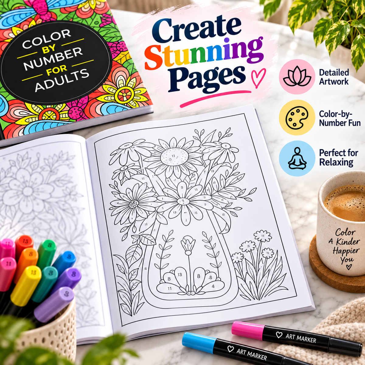 Adult Coloring Book