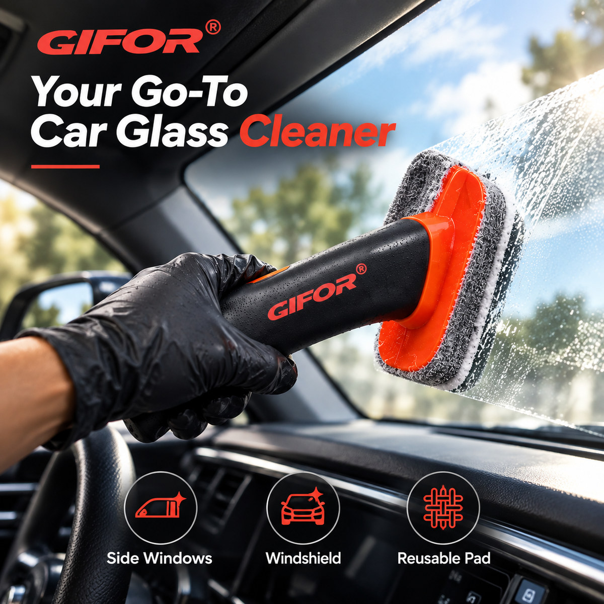GIFOR Instant Car Window Cleaning Tool