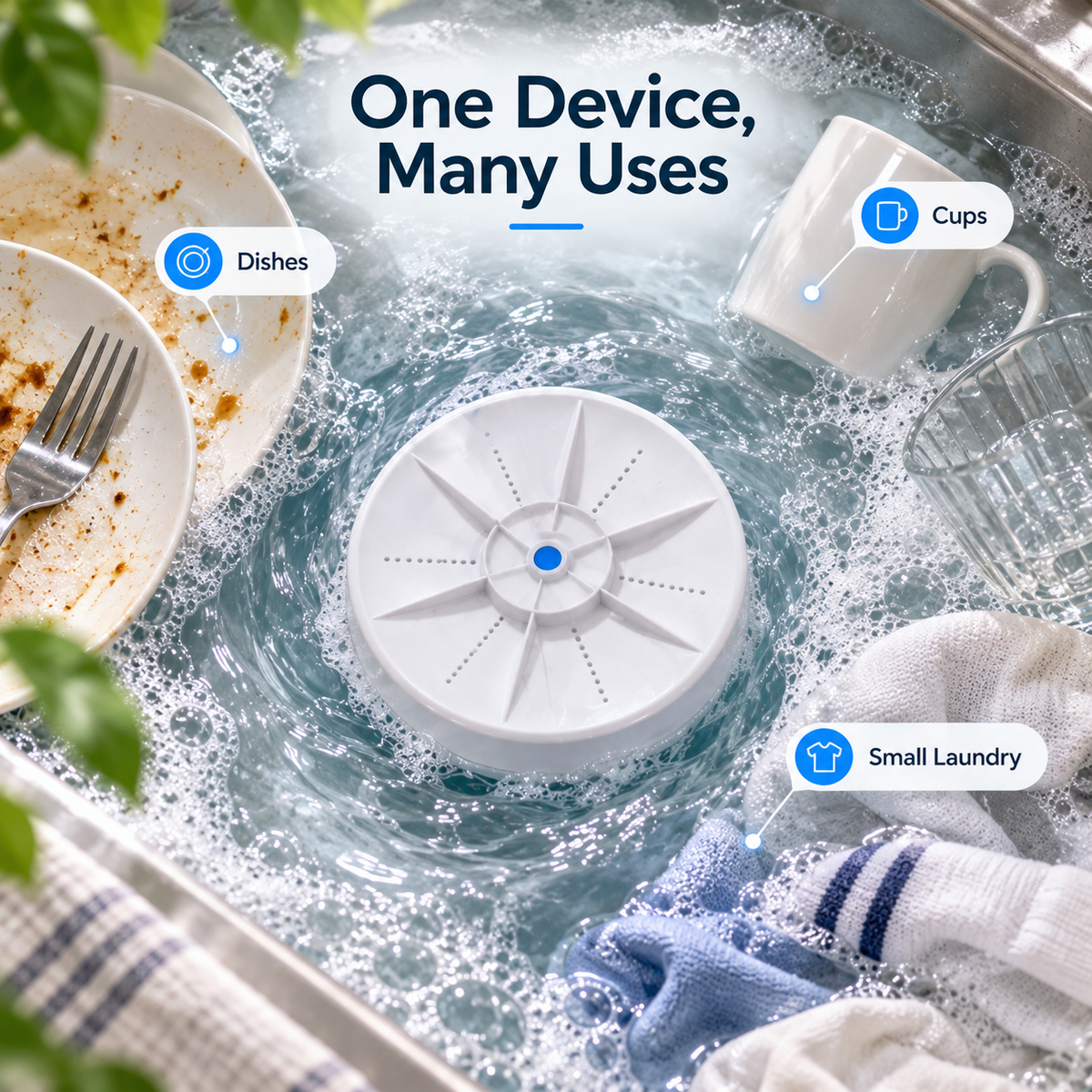 Portable Vortex Washer