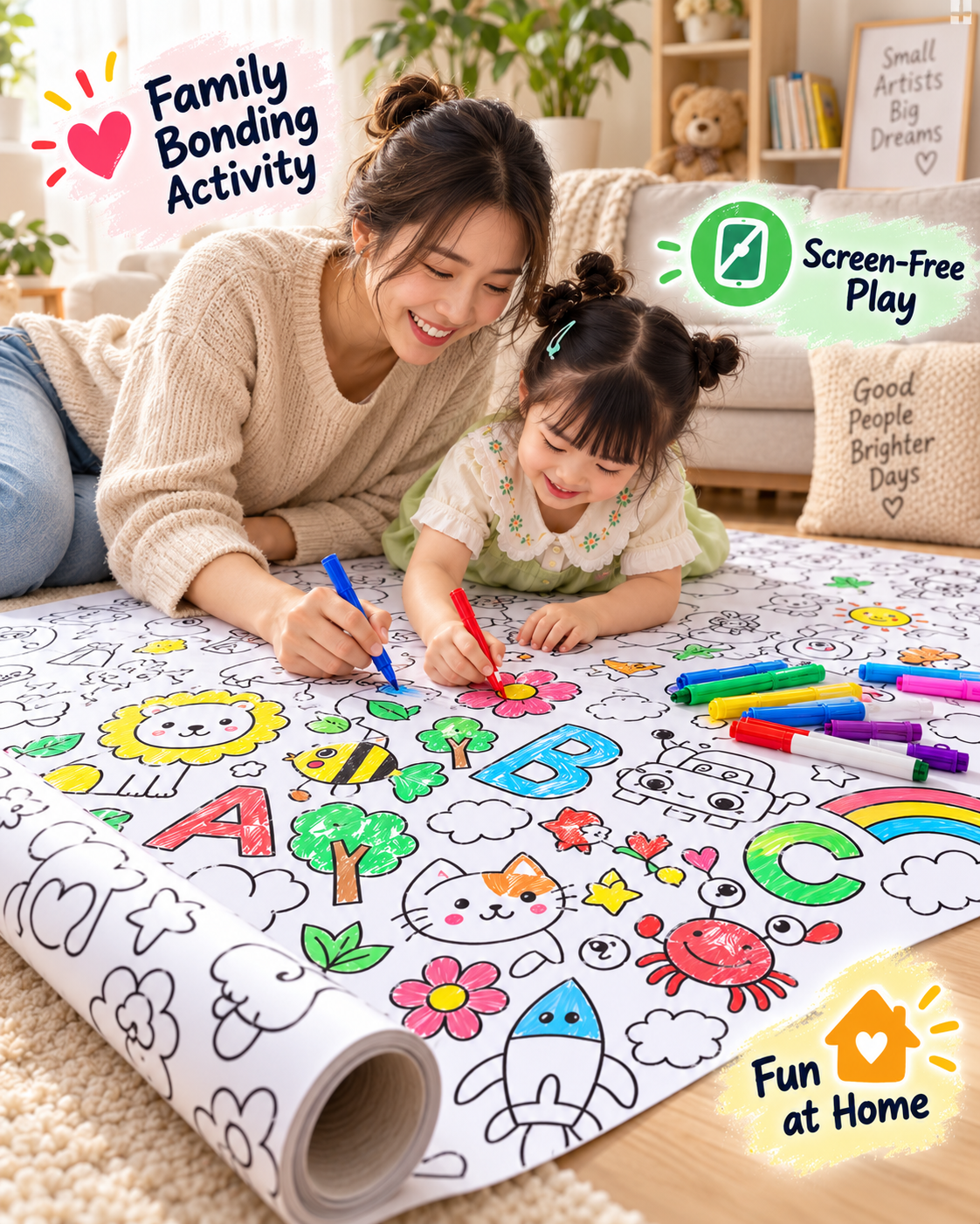 Kids Coloring Roll