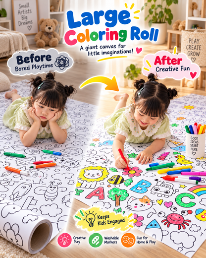 Kids Coloring Roll