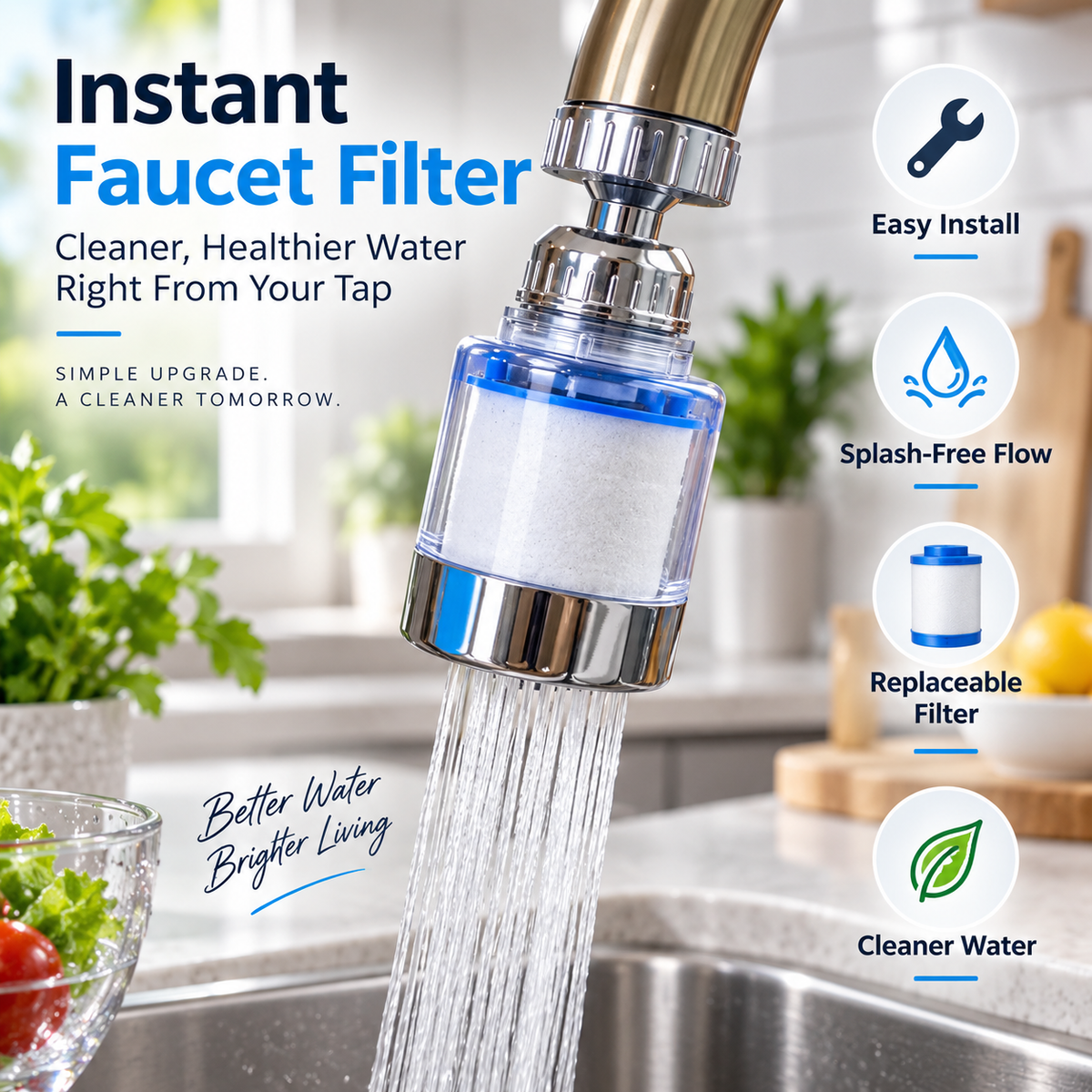 Faucet Water Filter Cleaner