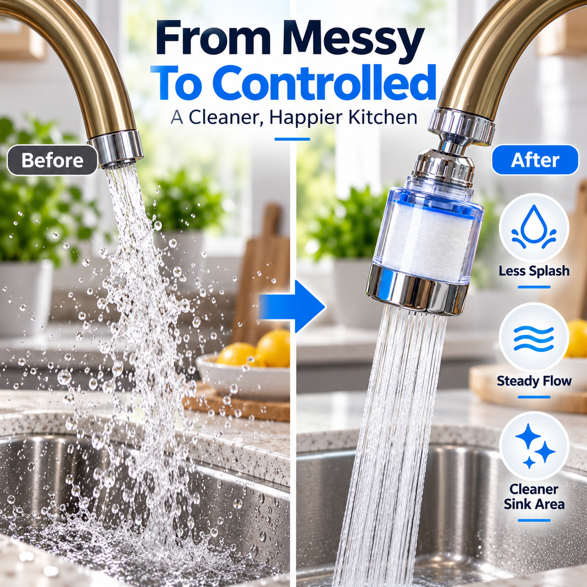 Faucet Water Filter Cleaner