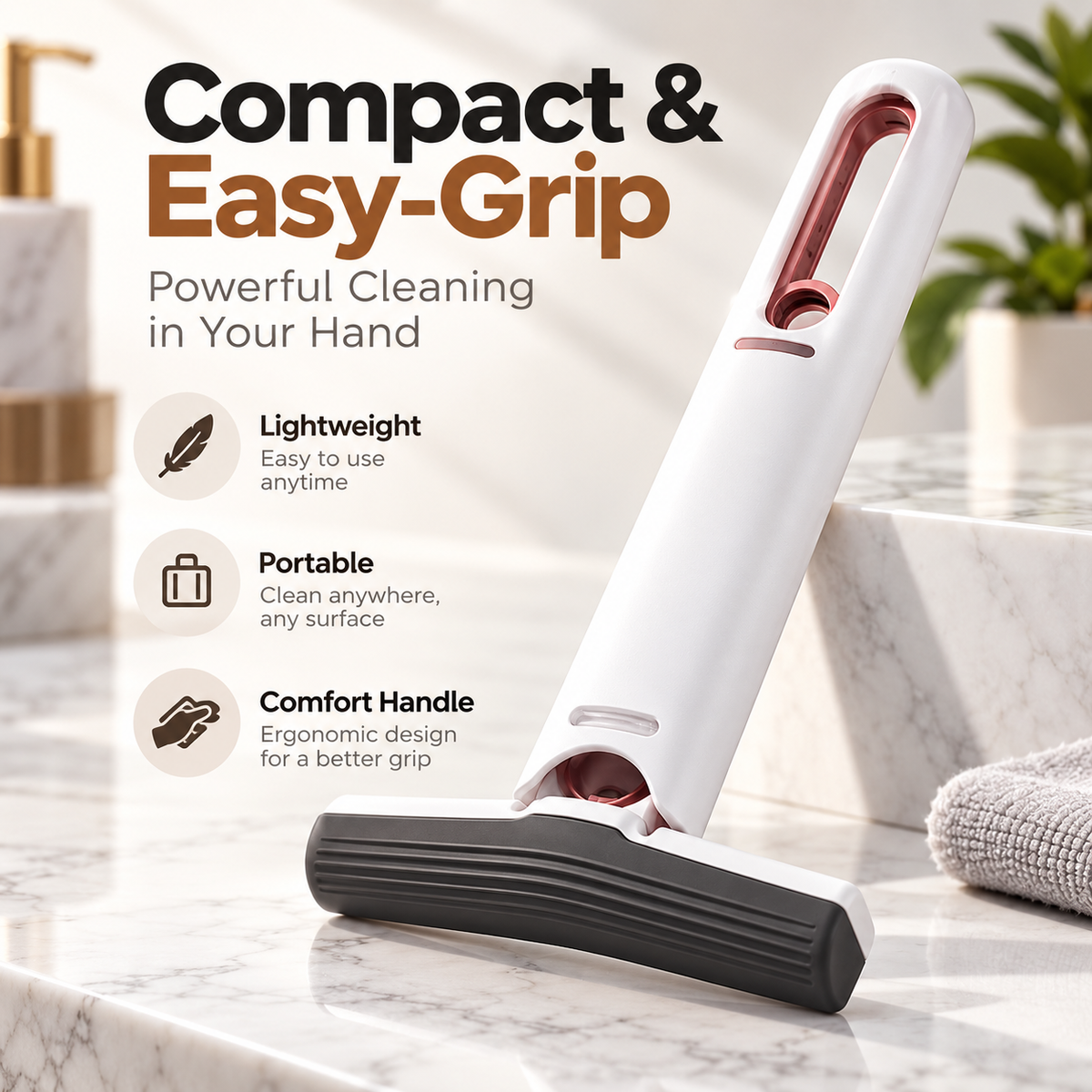 Multi-Surface Cleaning Squeegee.