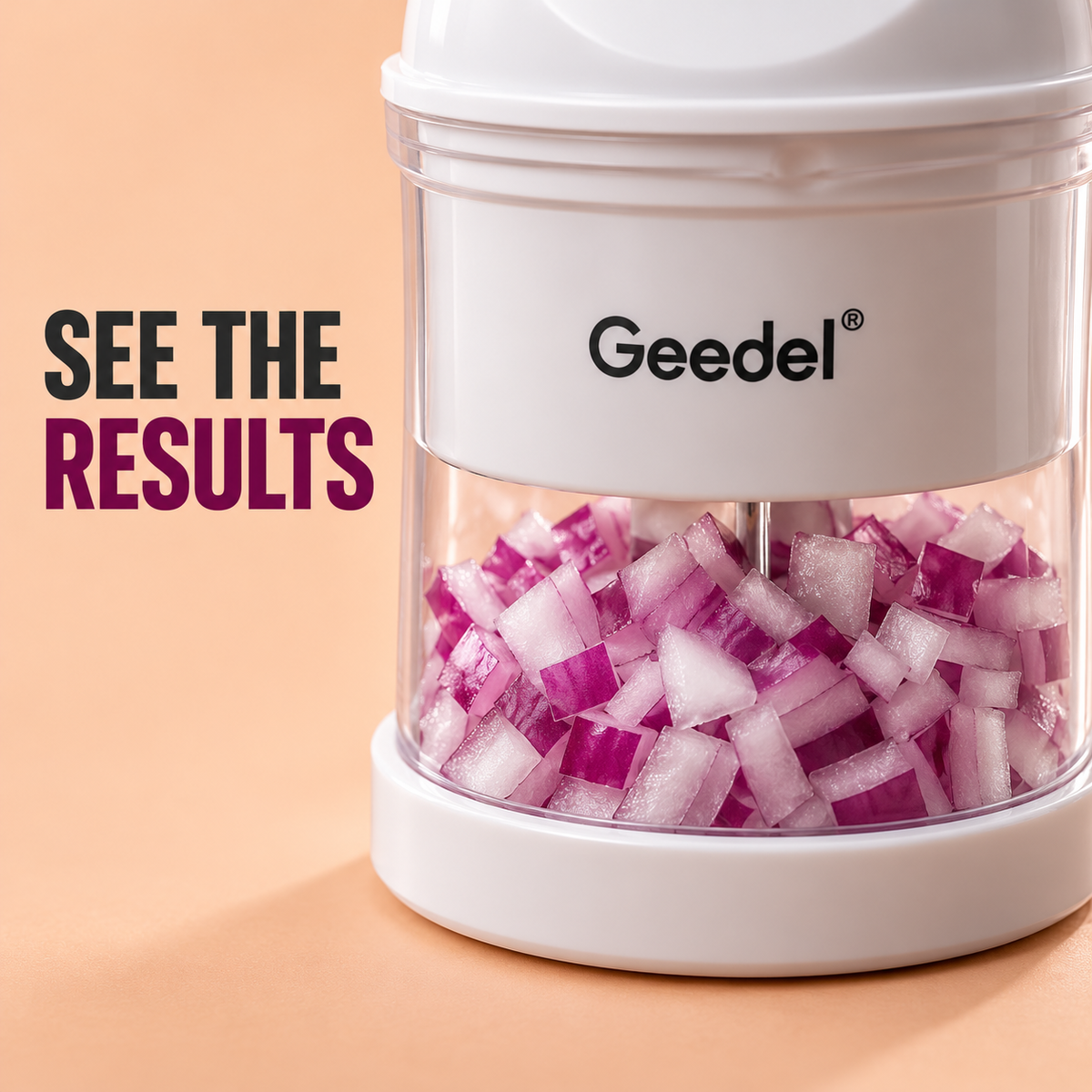 Press &amp; Chop Onion Chopper