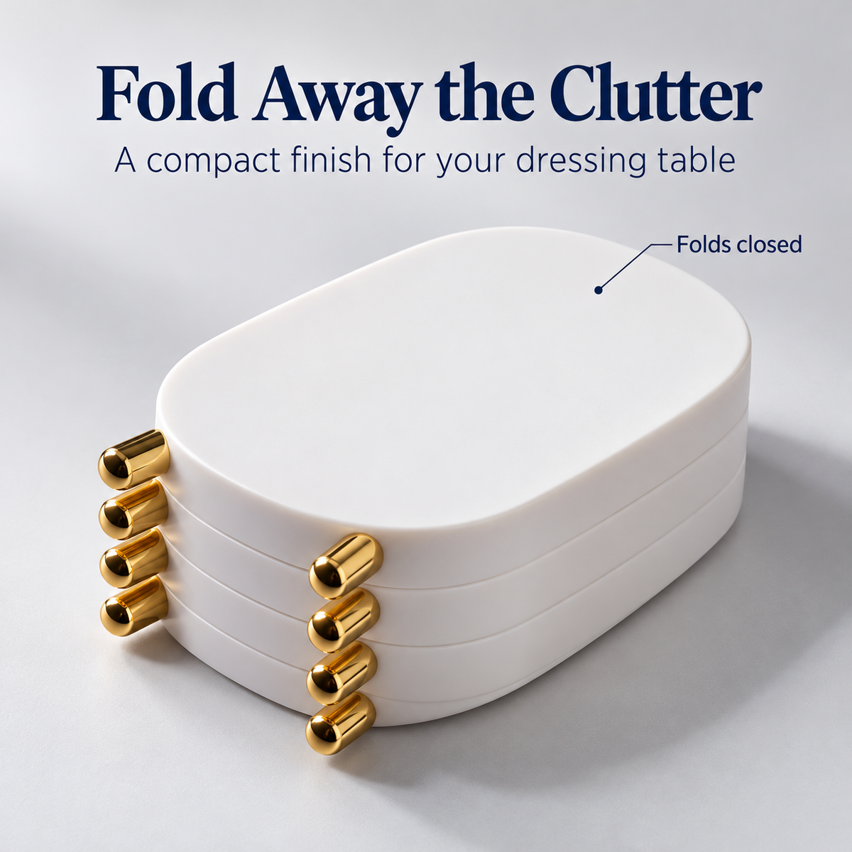 Foldable Jewellery Organizer with Mirror