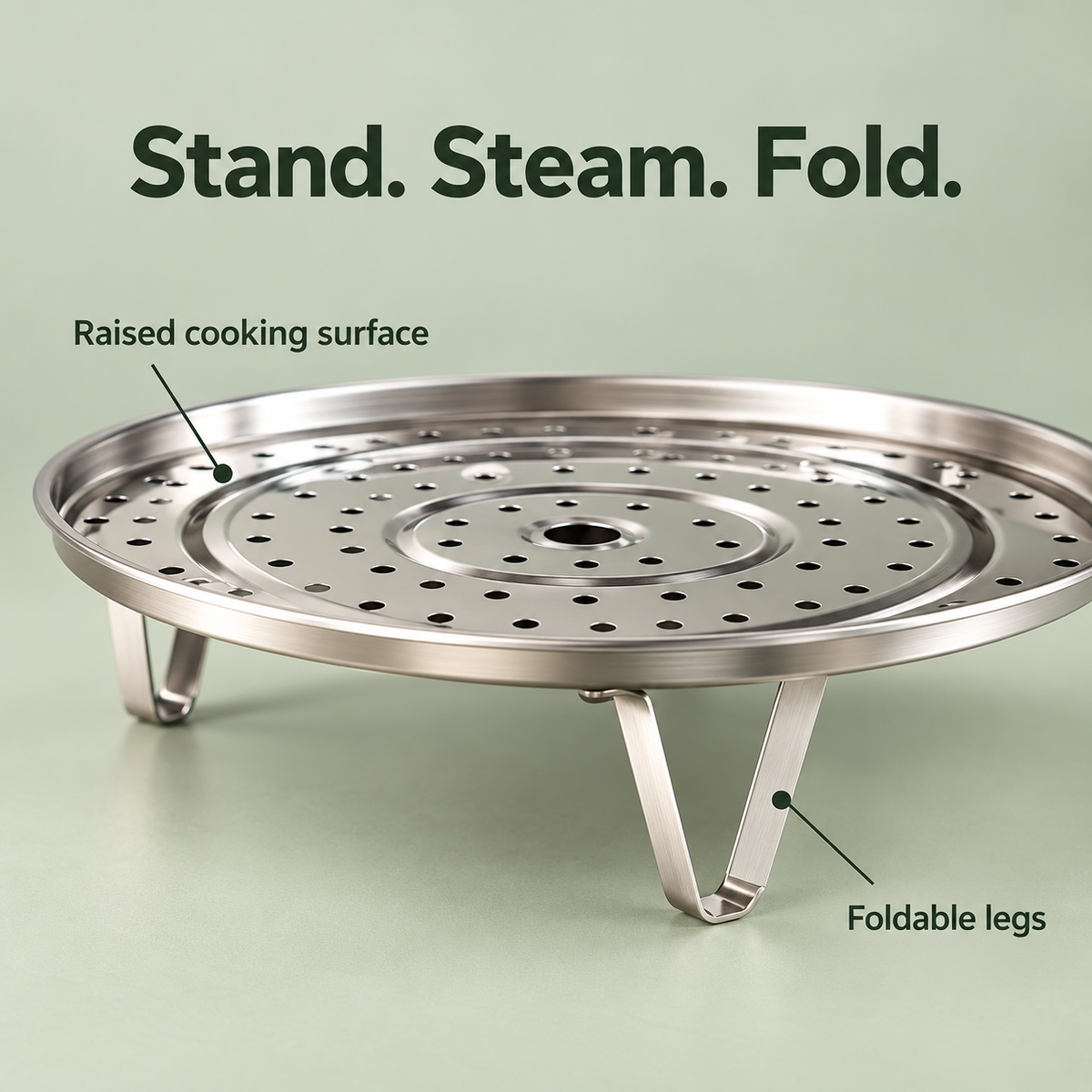 Stainless Steel Steamer Rack.