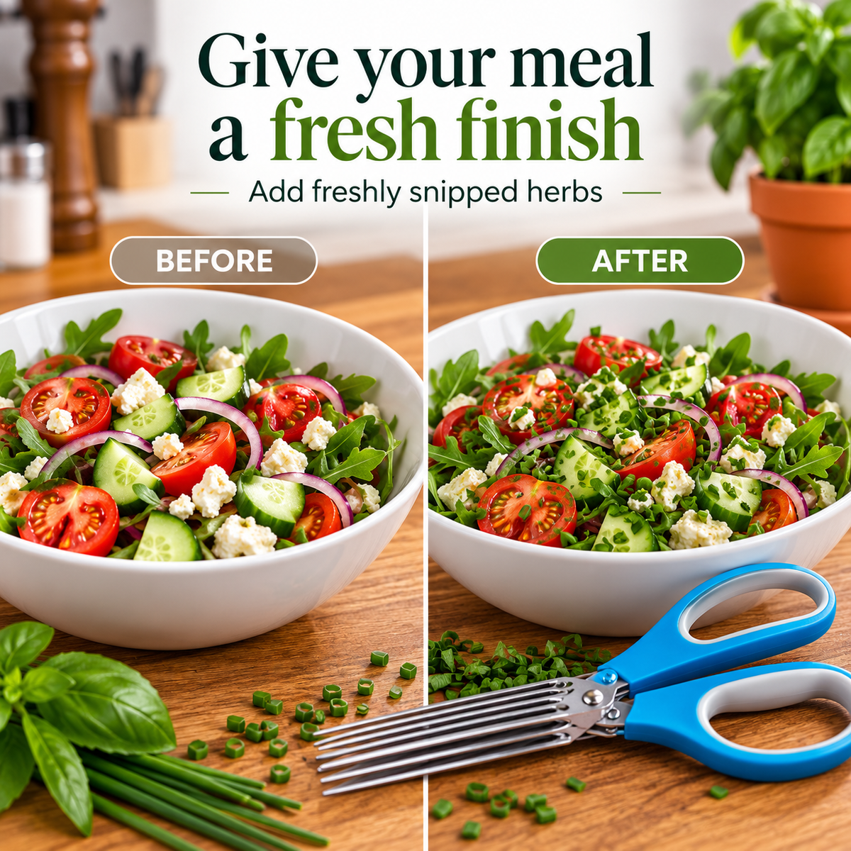 5-Blade Herb Scissors.