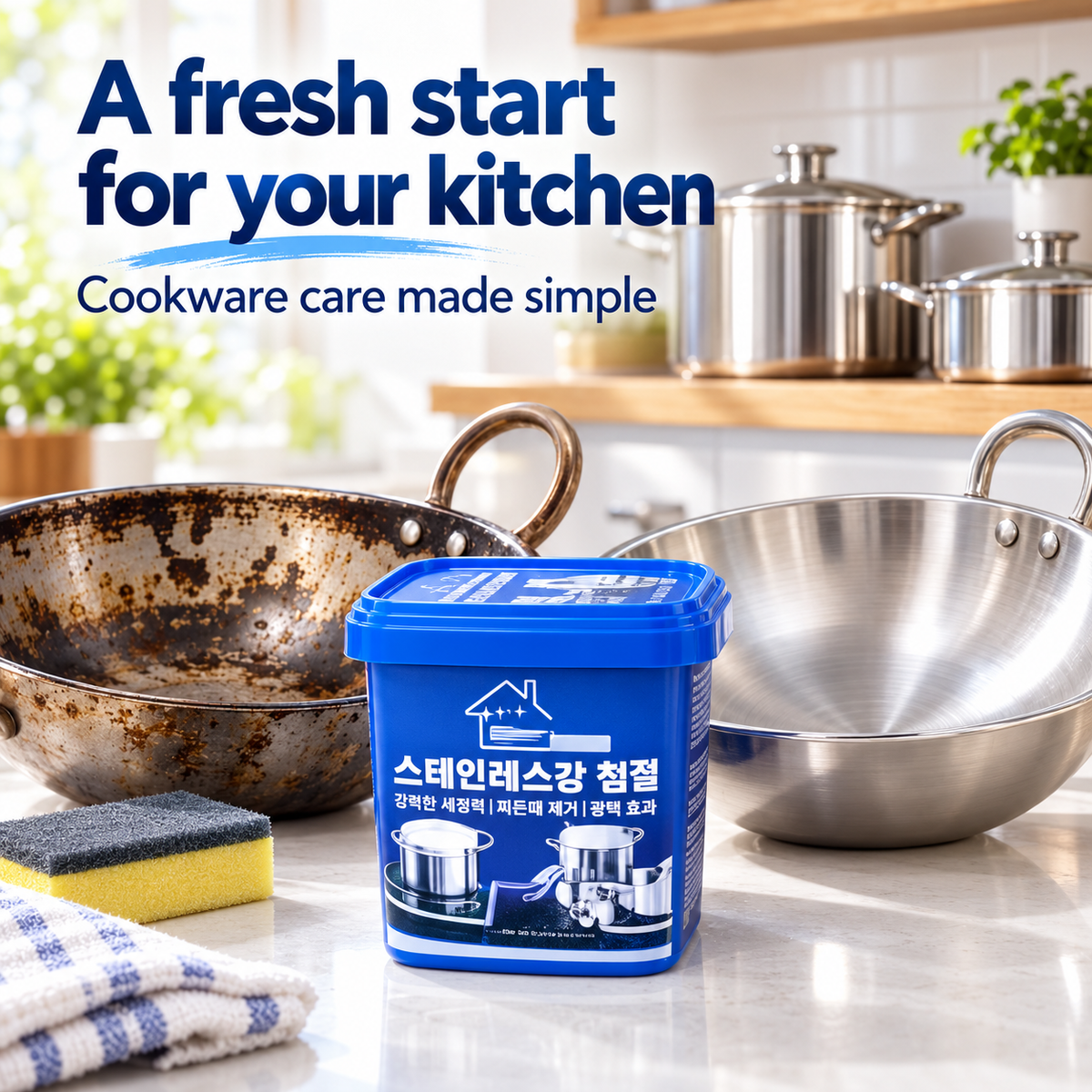 Korean ShineClean™ – Cookware Cleaning Paste