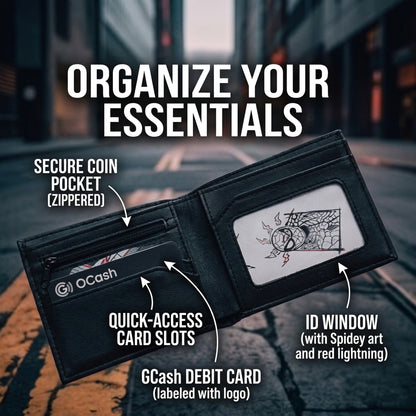 Premium Leather Spider-Man Wallet