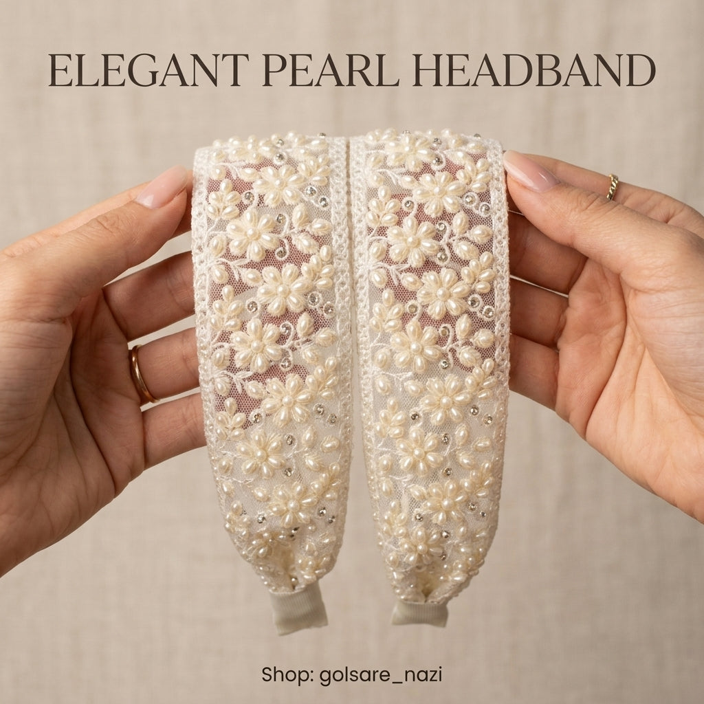 Elegant Pearl Headband