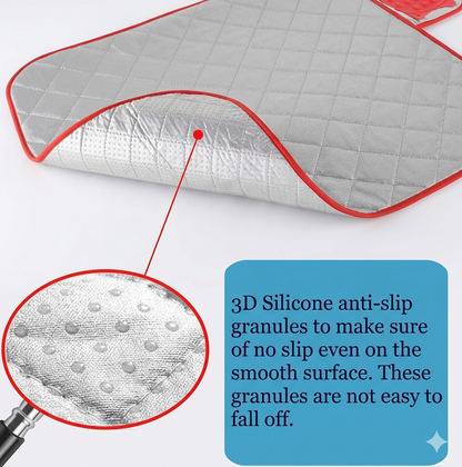 Cotton Silicone Ironing Mat with Iron Rest