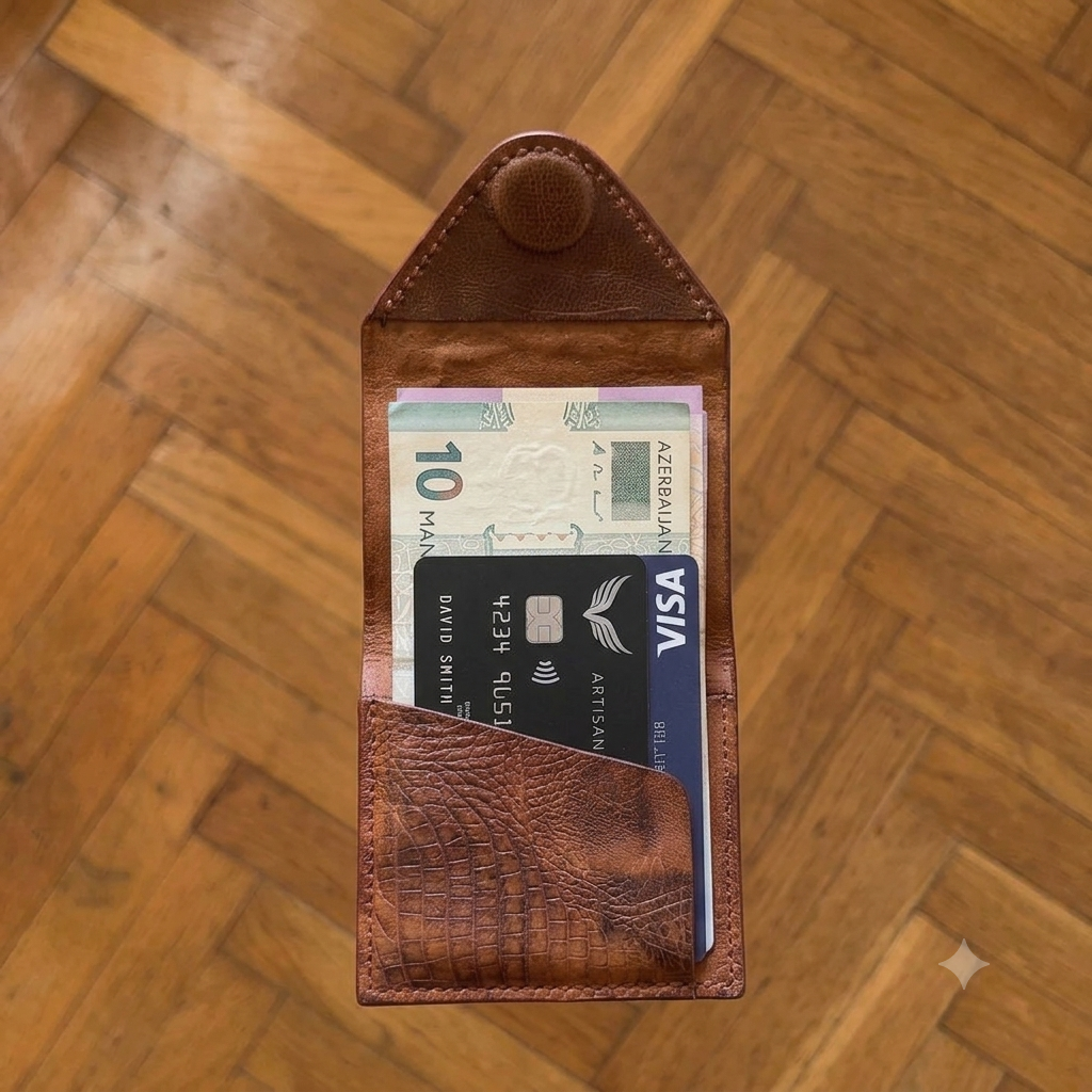 Premium Genuine Leather Slim Card Holder Wallet