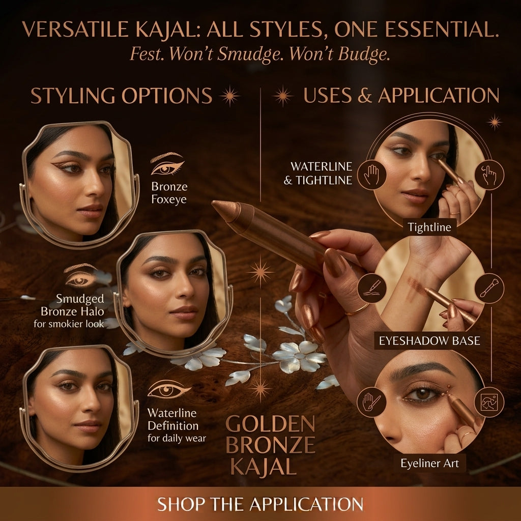 Royal Bronze Shimmer Kajal Pencil