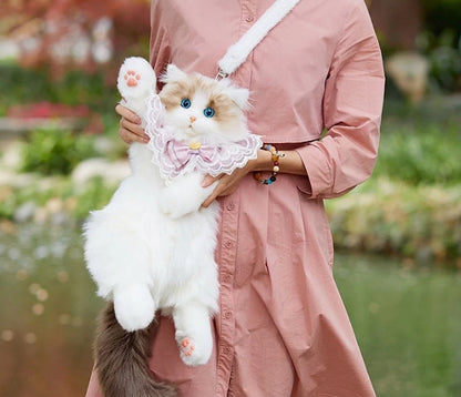 Kawaii Cat Plush Backpack – Cute & Fluffy Kitty Bag