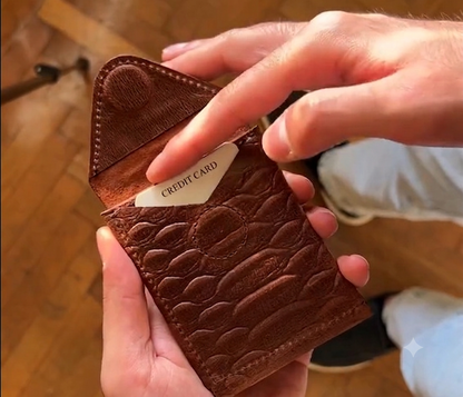 Premium Genuine Leather Slim Card Holder Wallet