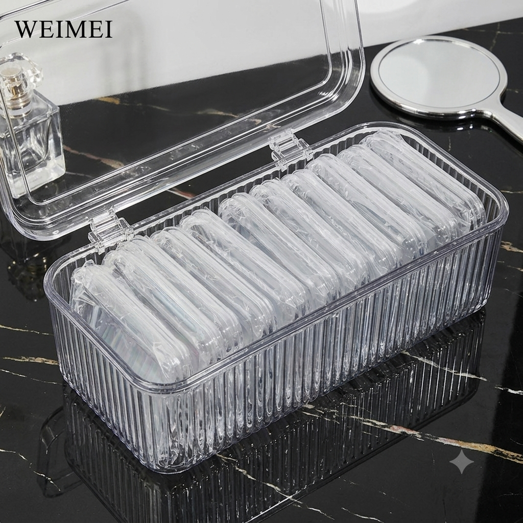 Acrylic Jewelry Organizer Box – Transparent Storage Case